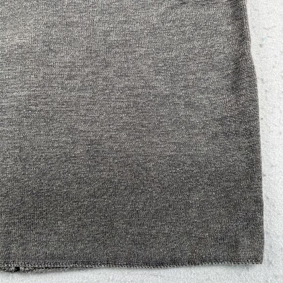 Woolrich Full Zip charcoal Gray Heathered Embroidered Snowflake Vest Womens L - Picture 16 of 16